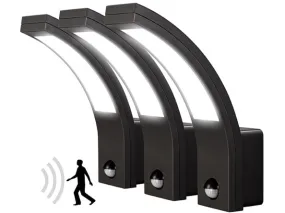 Applique LED d'extérieur 1100 lm avec capteur PIR | Encastrable et mural 