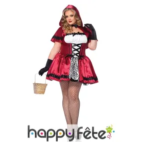 Tenue de chaperon rouge grande taille